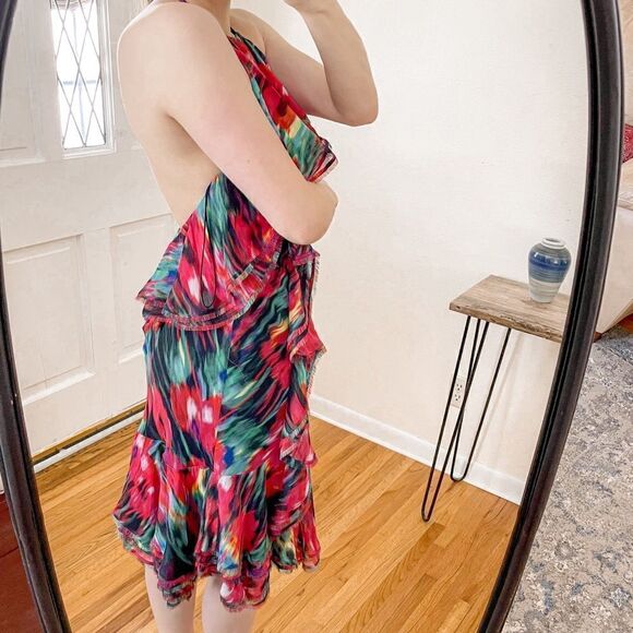 Jason Wu Collection Silk Chiffon Halter Mini Dress 6 - Picture 4 of 8